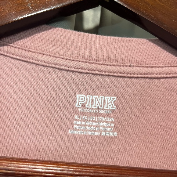 PINK Victoria's Secret Dusty Rose Tee - Picture 2 of 4